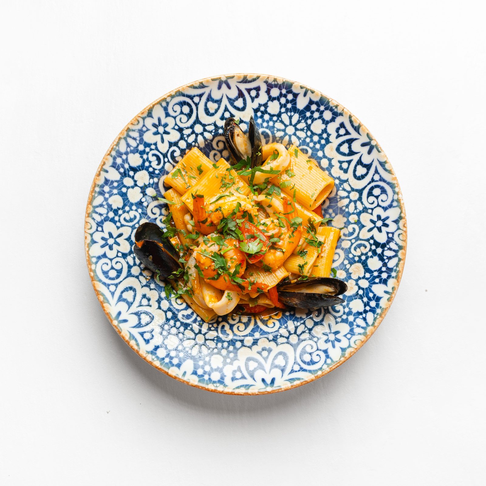 Paccheri with Seafood